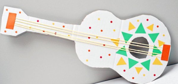 Аппликация музыкальные инструменты