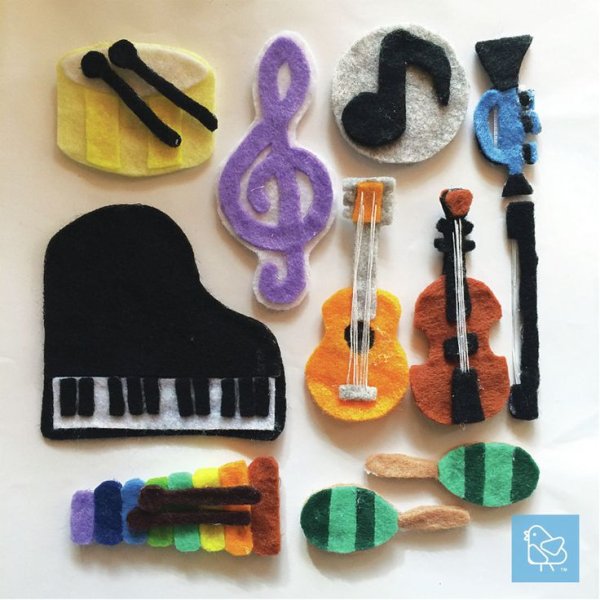 Поделка на тему музыкальные инструменты