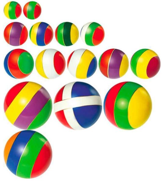 Большие и маленькие мячи