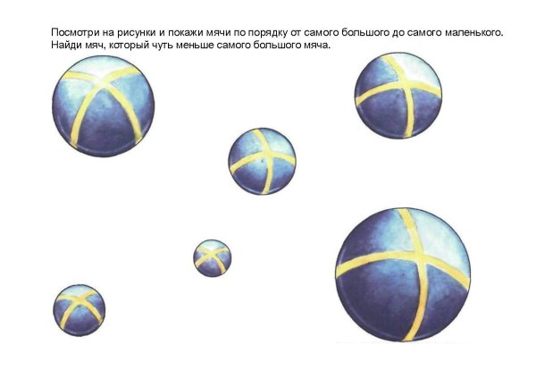 Большой и маленький мячик
