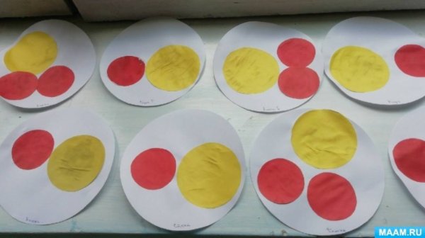 Аппликация во второй младшей группе