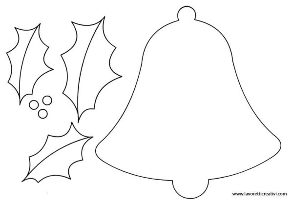 Колокольчик из фетра выкройка