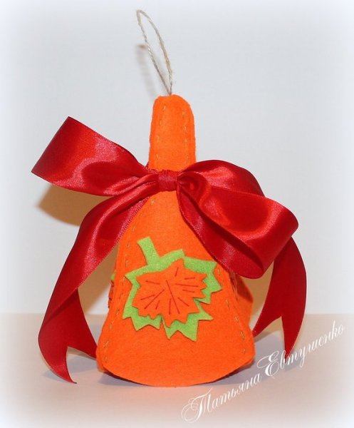 Колокольчик поделка к первому сентября