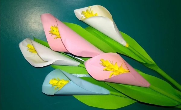 Поделки на 8 марта цветы