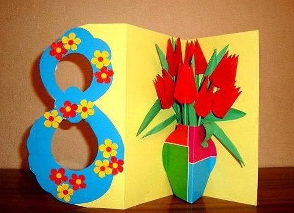 Поделки на 8 марта своими руками
