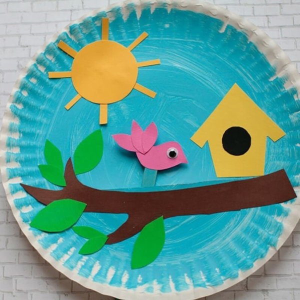 Поделки из одноразовых тарелок