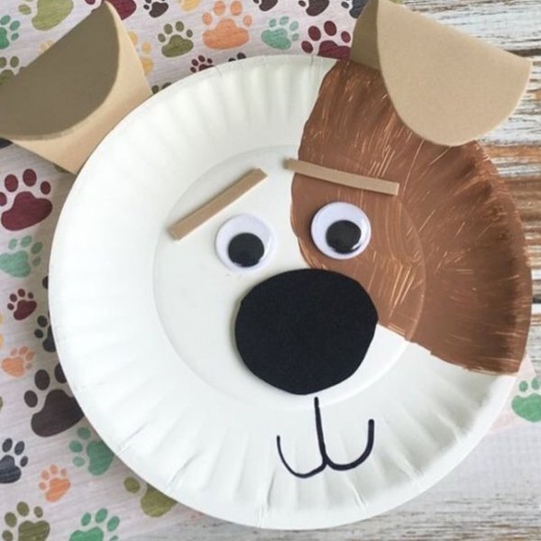 Аодделка из бумажной тарелки