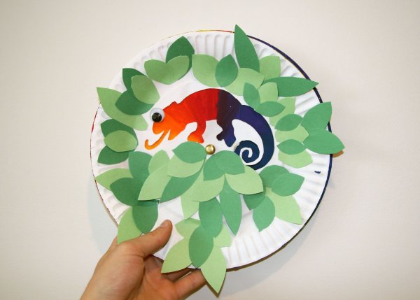 Поделки из бумажных тарелок для детей