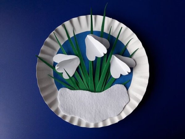 Поделки из одноразовых тарелок