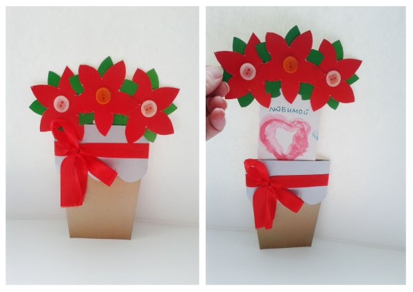 Поделка бабушке на день рождения от внучки 5 лет