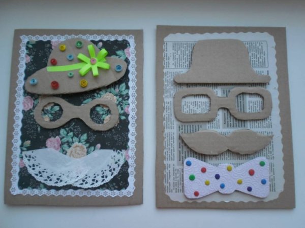 Поделка из бумаги дедушке на день рождения от внучки