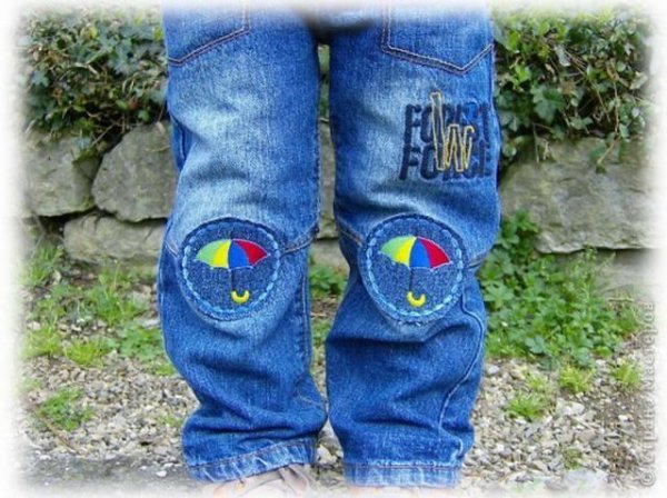 Красивые заплатки на джинсы