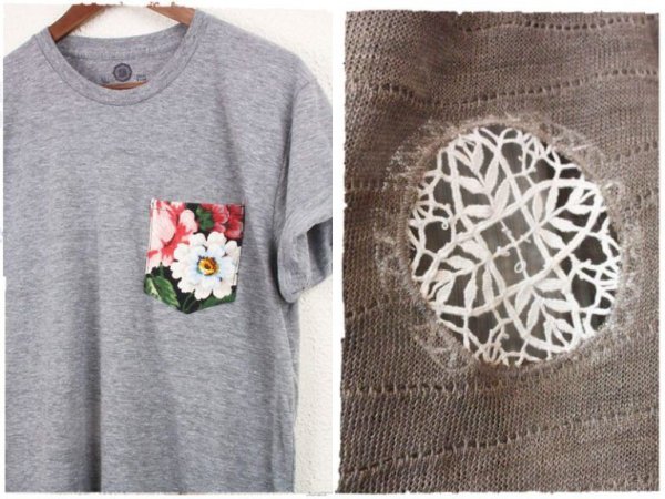 Заплатка на трикотаже