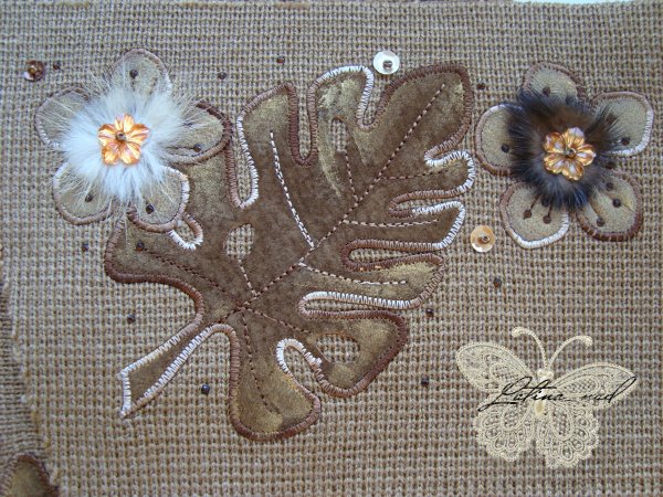 Вышивка по замше