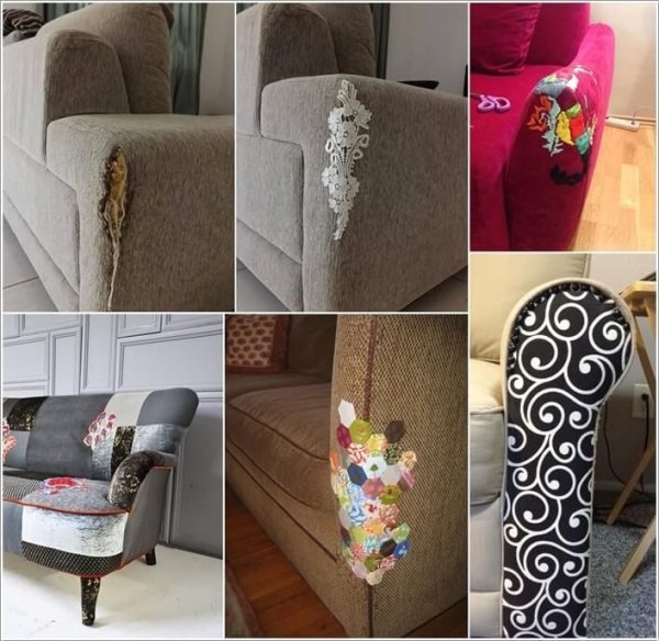 Реставрируем подлокотники дивана