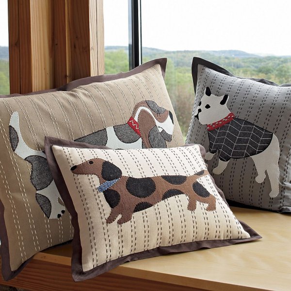 Аппликация на подушку