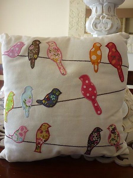 Аппликация на подушку