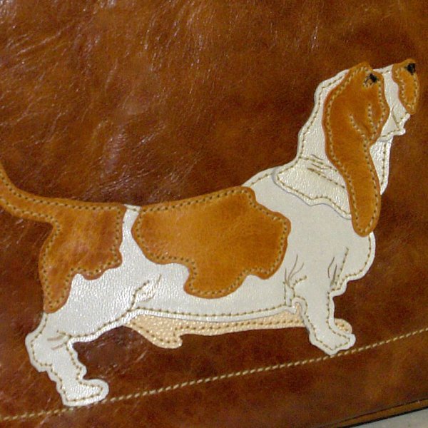 Аппликация из кожзама