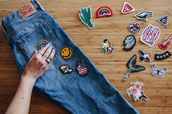 Аппликация на джинсы