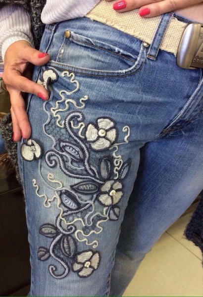 Аппликация на джинсы