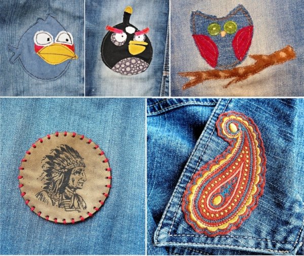 Тканевые аппликации на одежду