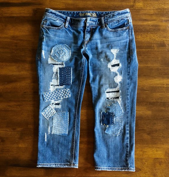 Заплатка на джинсы
