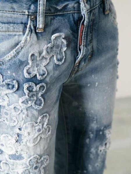 Красивые заплатки на джинсы