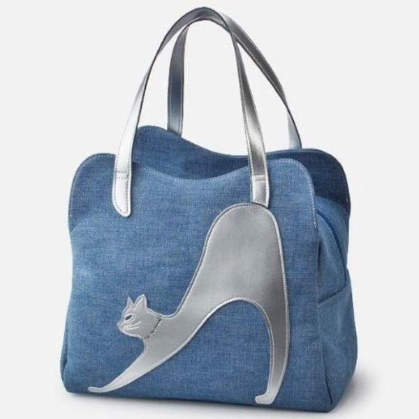 Аппликация на джинсовую сумку