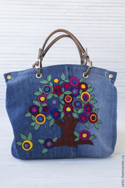Сумки из джинсовой ткани