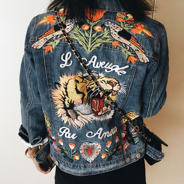 Роспись джинсовой куртки