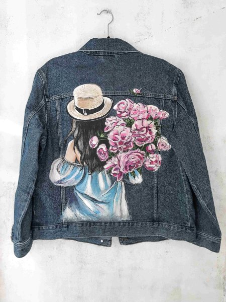 Расписать джинсовую куртку