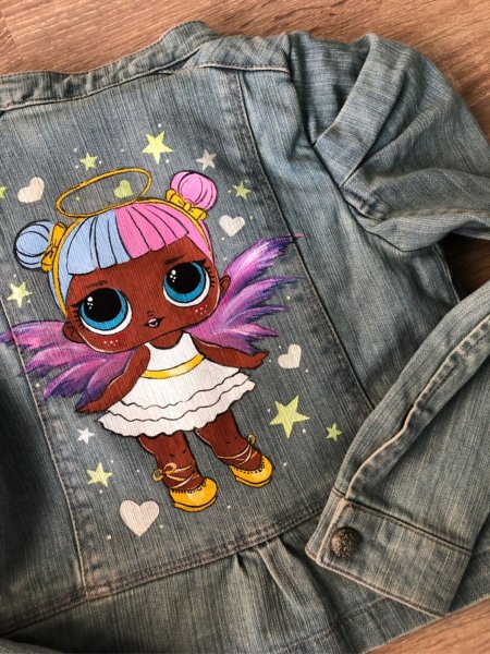 Роспись джинсовой куртки