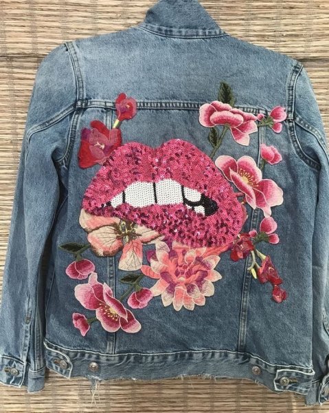 Украсить джинсовку своими руками