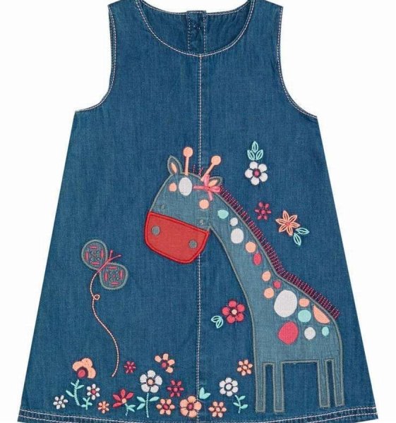 Аппликация на детское платье