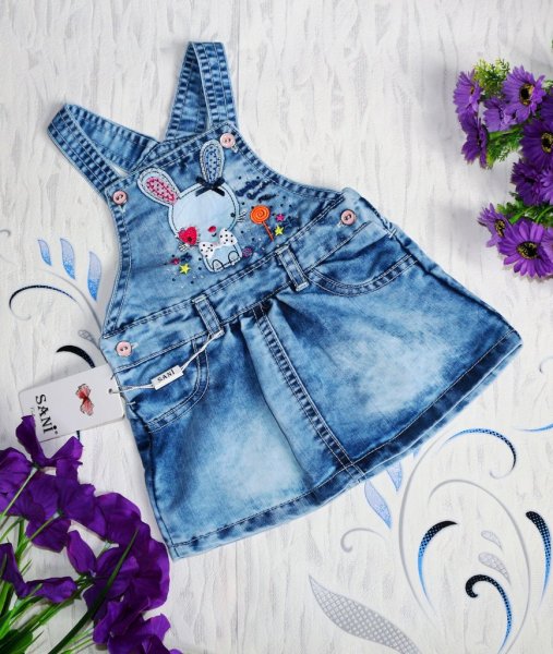 Детский джинсовый сарафан