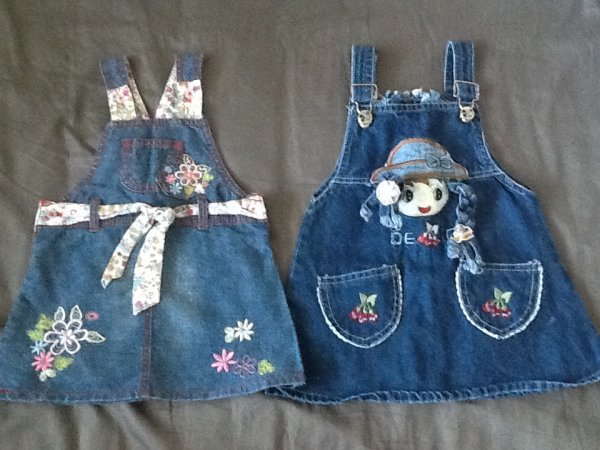 Аппликация на джинсовый сарафан