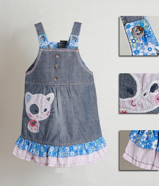 Детские сарафаны из джинсы