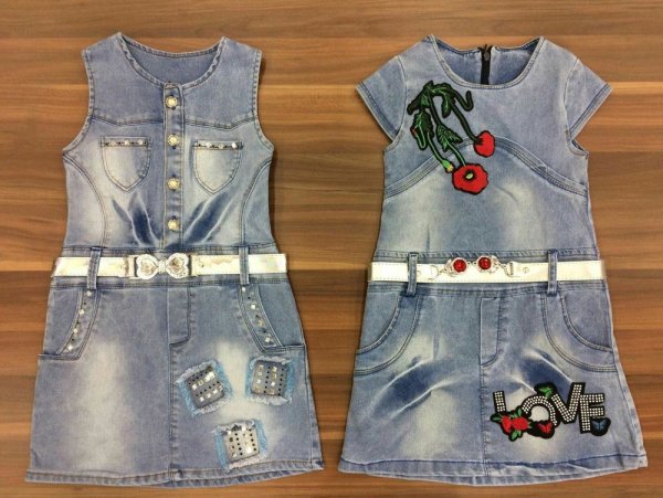 Джинсовые сарафаны для девочек 6 лет