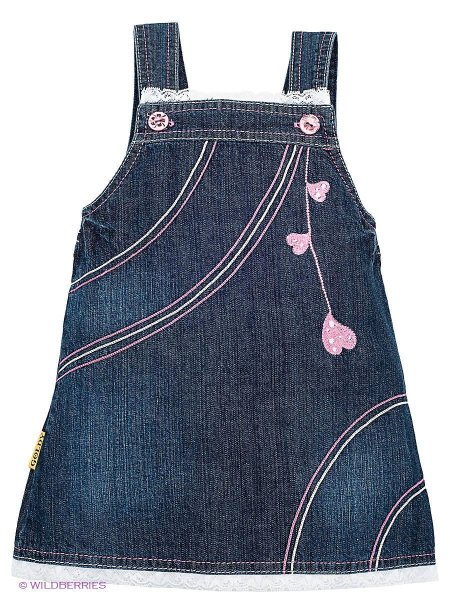 Джинсовый сарафан для девочки 3 лет