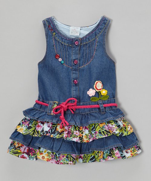 Детский джинсовый сарафан