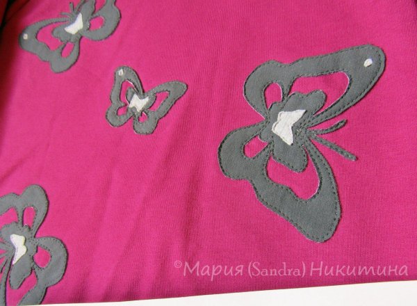 Аппликация на одежду своими руками