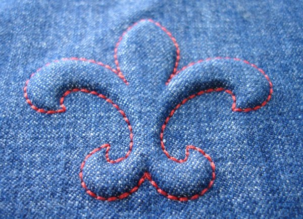 Объемная Машинная вышивка