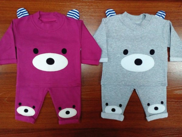 Ткань футер с начесом с пингвинами детский Новосибирск