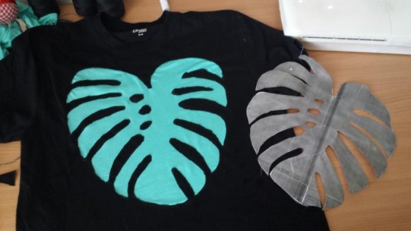 Аппликация с прорезями