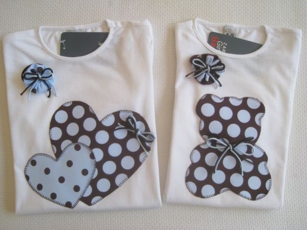 Аппликация на детской футболке