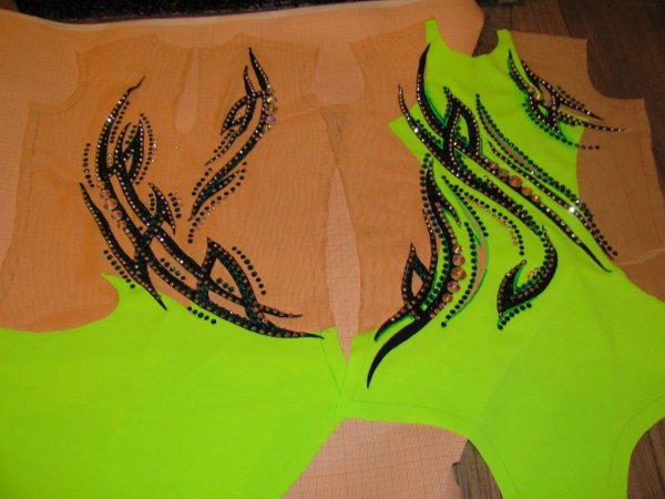 Узоры для гимнастических купальников