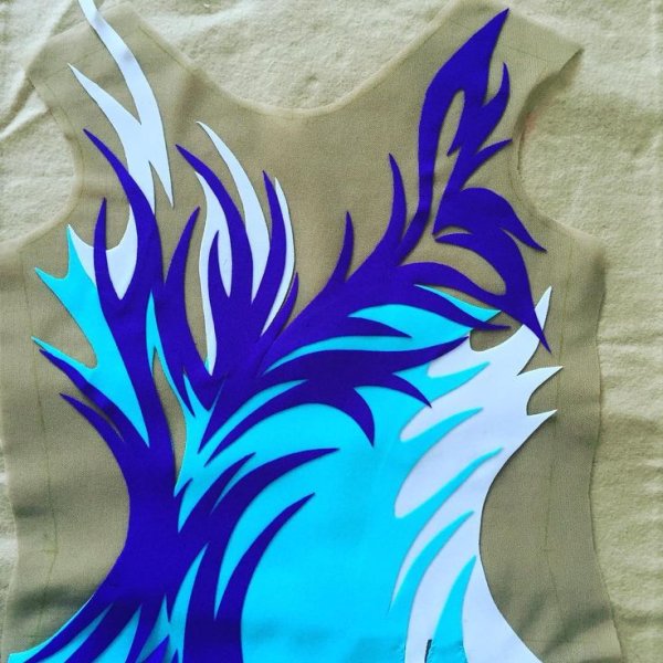 Орнаменты для гимнастических купальников