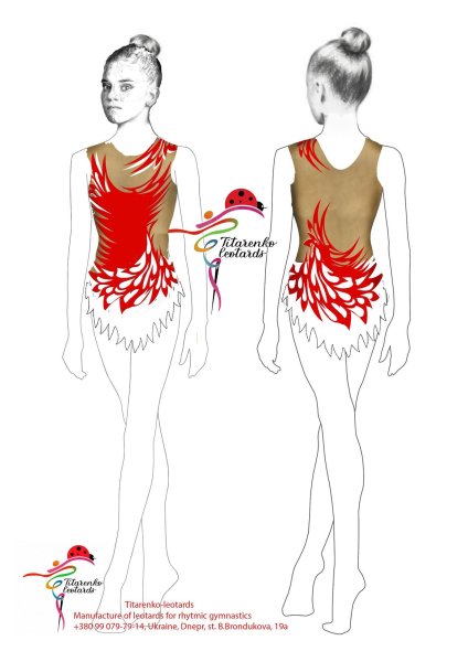 Выкройка гимнастического купальника