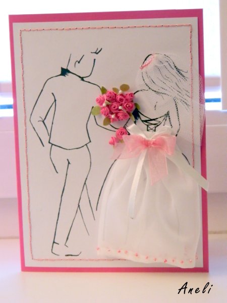 Открытка на свадьбу своими руками