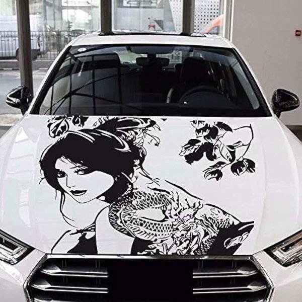 Виниловые наклейки на авто в японском стиле